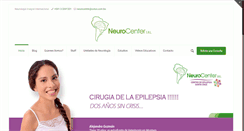 Desktop Screenshot of neurocenterbolivia.com